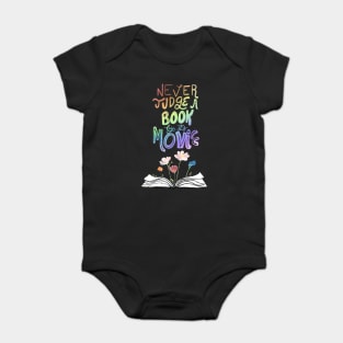 Never judge a book by its movie - black Baby Bodysuit